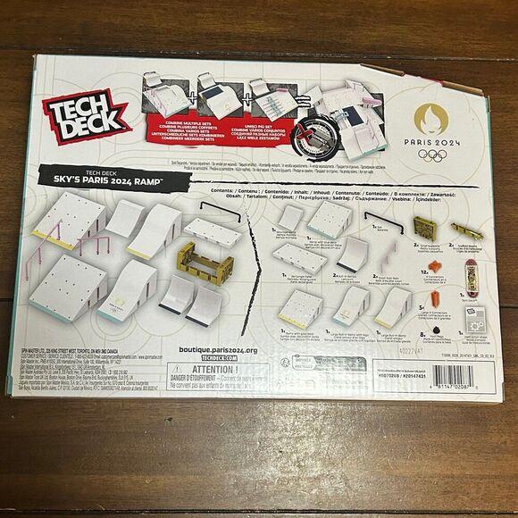 New in Box Tech Deck, Sky Brown’s Olympic Games Paris 2024 Ramp, Customizable - Picture 2 of 4